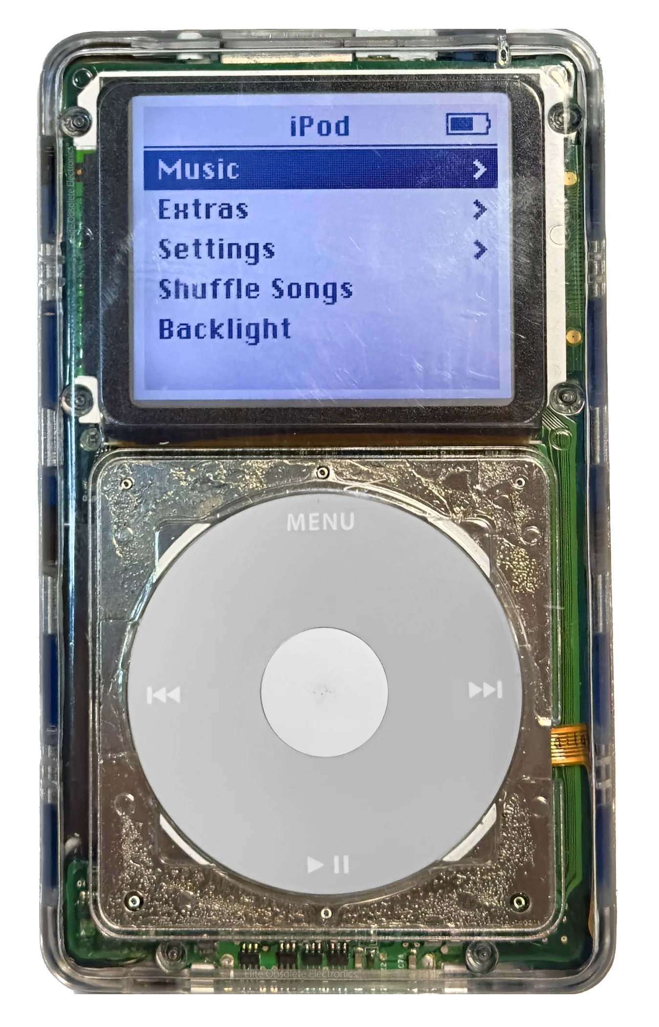 Refurbished Apple iPod 4th Generation Monochrome 20GB Rare iVue Transparent & Capital One University 2004 A1059 - Image 2