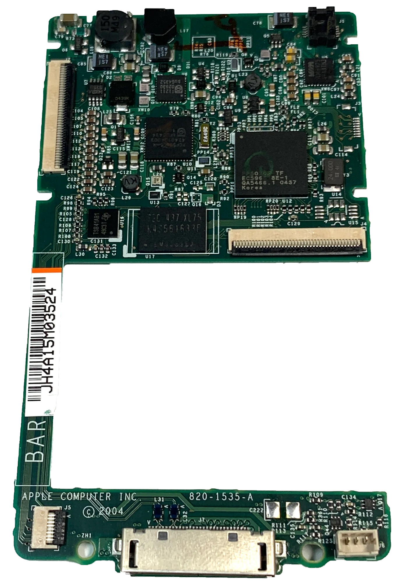 Original Apple Logic Board for iPod Classic Monochrome 4th Generation 820-1535-A & 820-1723-A 20GB 40GB A1059 - Image 2