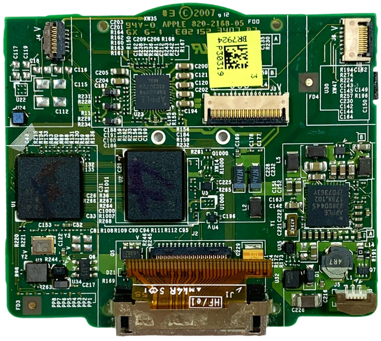 Original Apple 820-2168-A Motherboard Logic Board for iPod Classic 6th Generation 80GB 160GB 2007 A1238