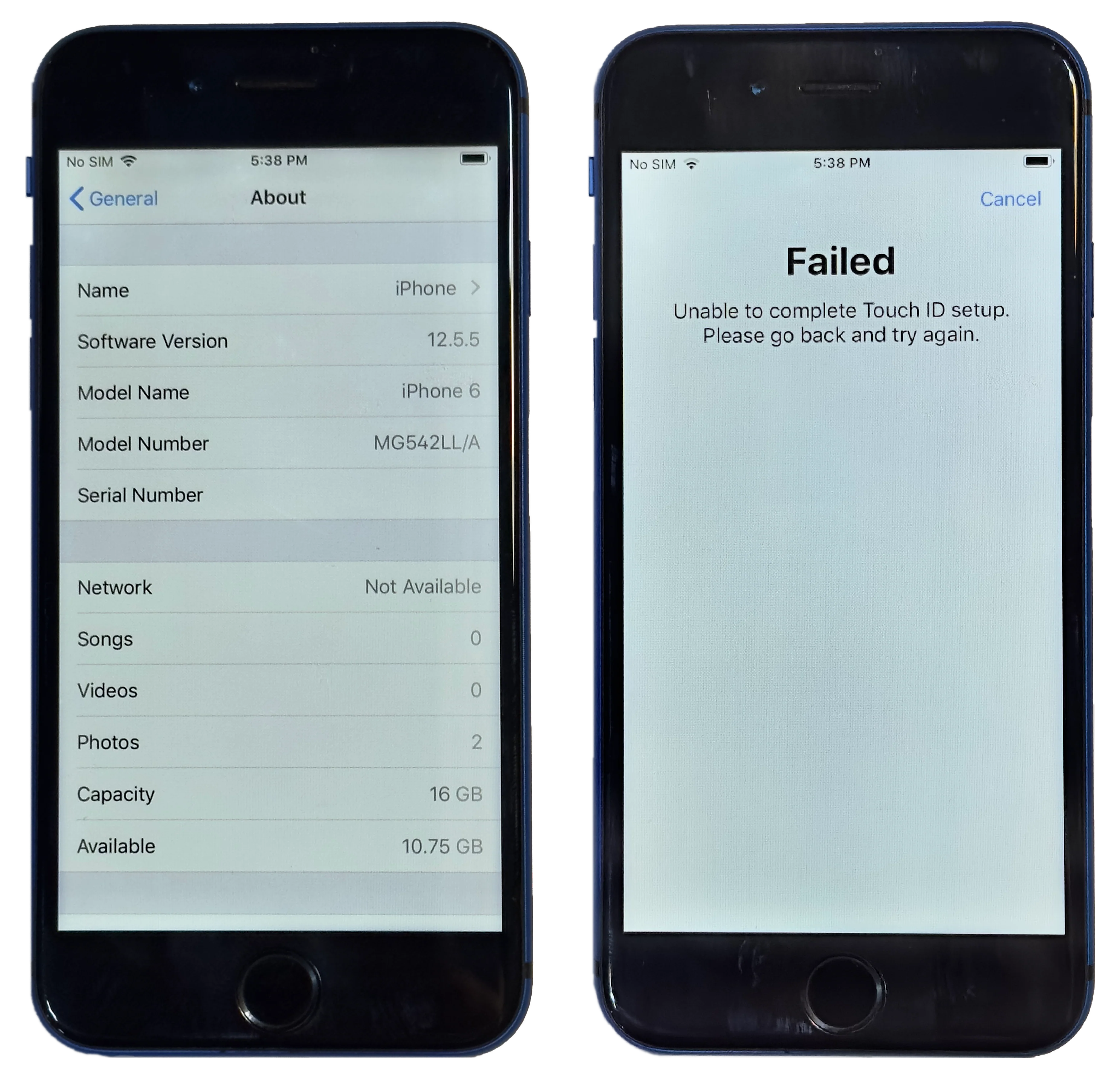 Apple iPhone 6 16GB Custom Refurbished Cobalt Blue GSM A1549 MG542LL/A - Image 2