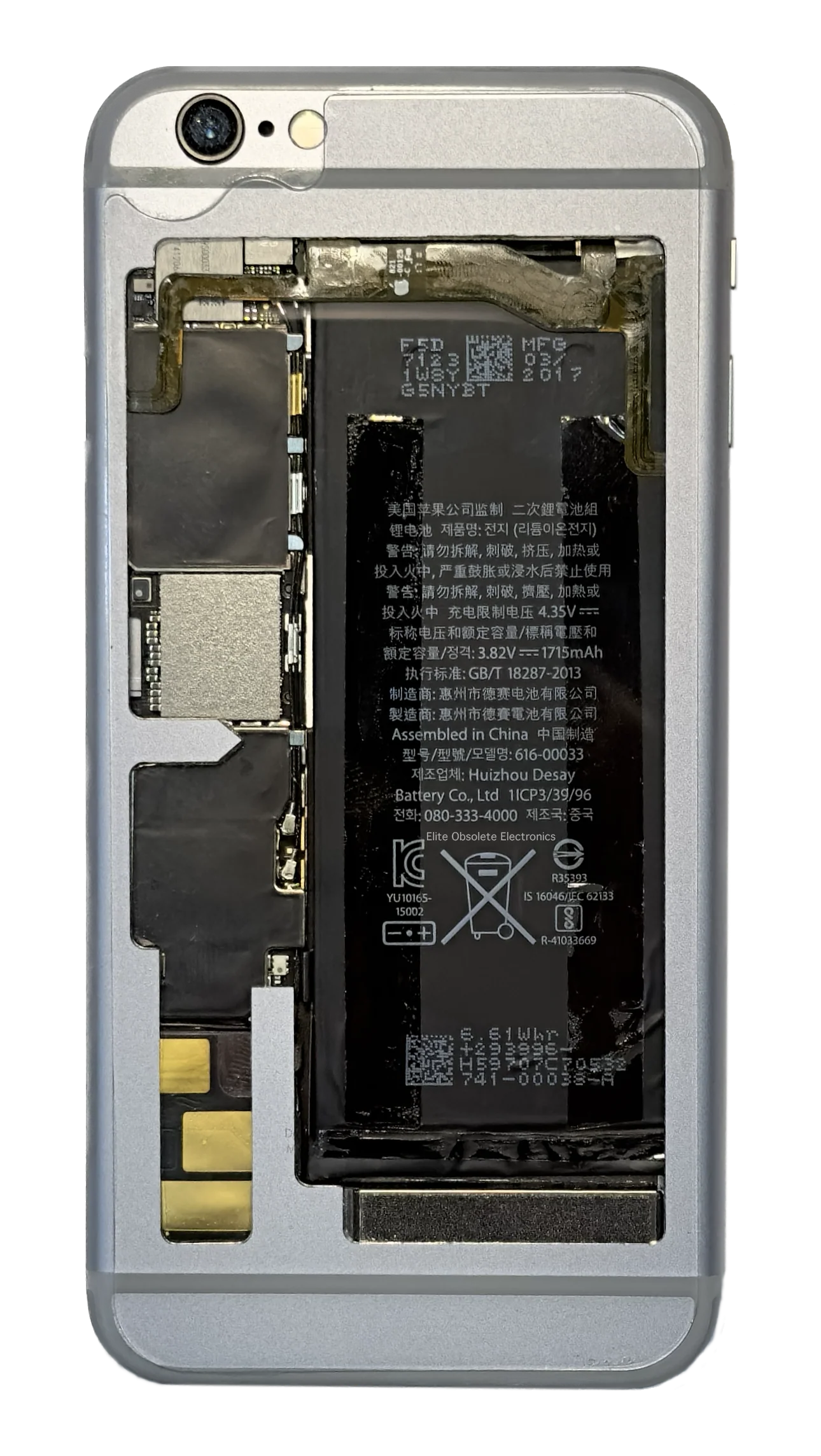 Apple iPhone 6s Custom Refurbished Transparent Space Gray 64GB - Image 2