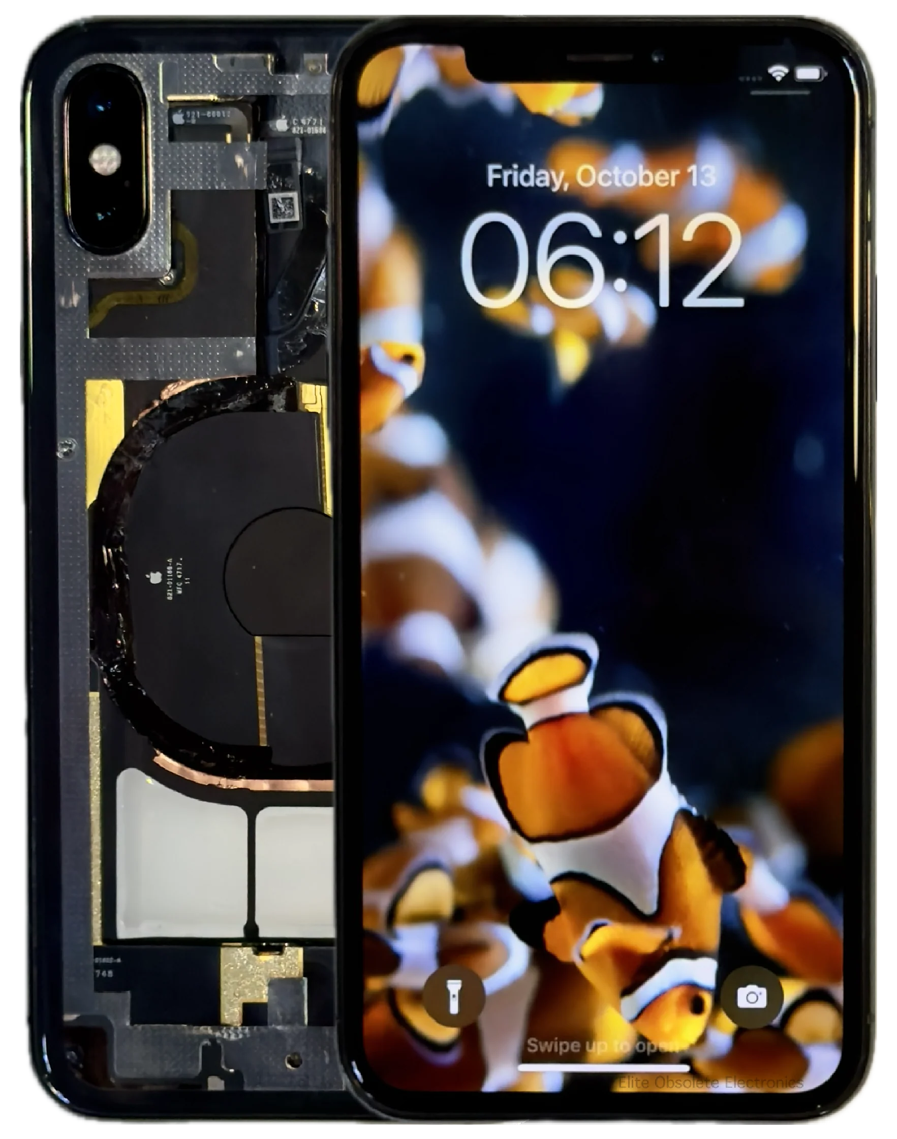 Apple iPhone X 256GB Factory Unlocked Custom Refurbished Transparent