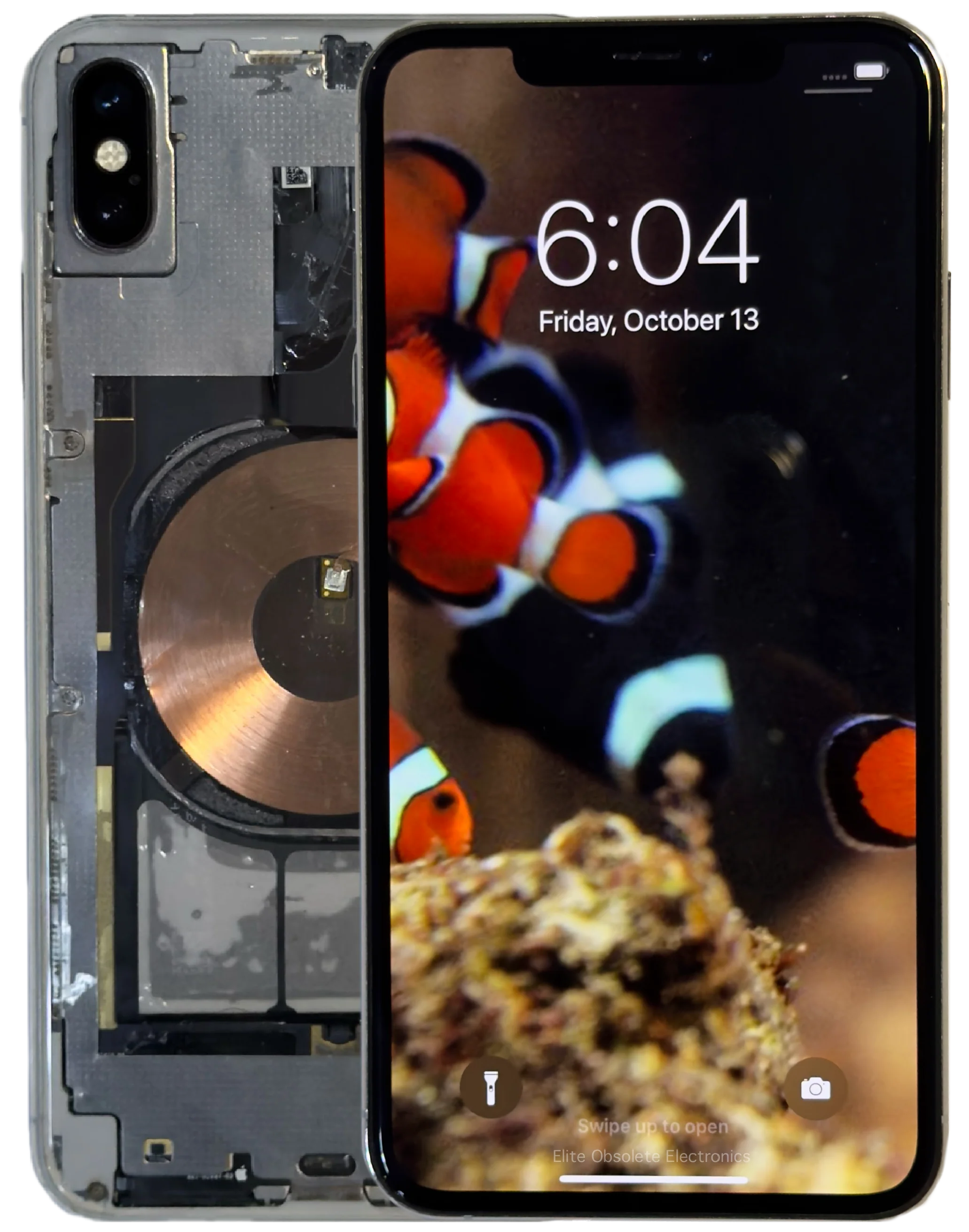 Apple iPhone XS Max 256GB A1921 MT6J2LL/A Factory Unlocked iOS 14.2 OLED 3327mah Custom Refurbished Transparent