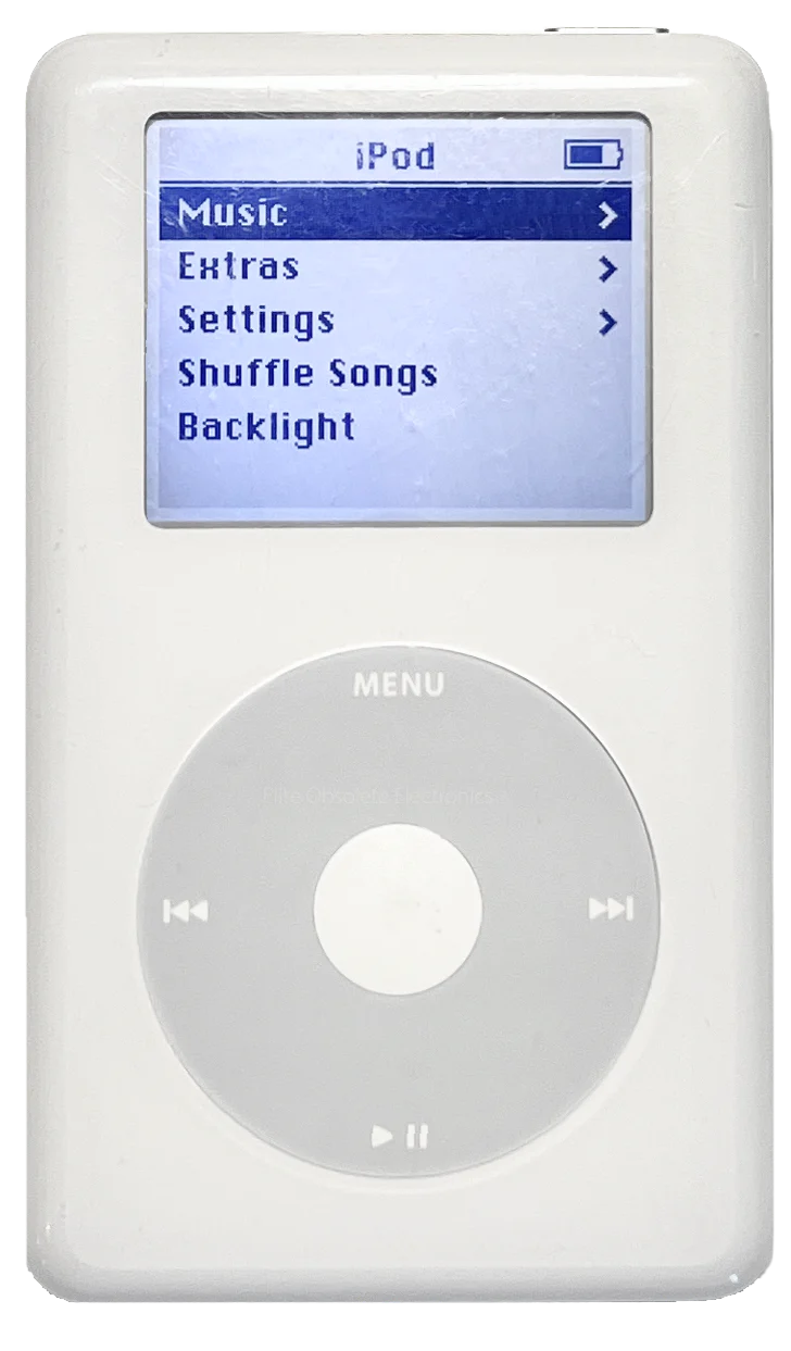 Apple iPod Classic 4th Generation Monochrome HP Invent 20GB 40GB MP103 PE435AABA PE436AABA Refurbished New Battery 1200mah - Image 2