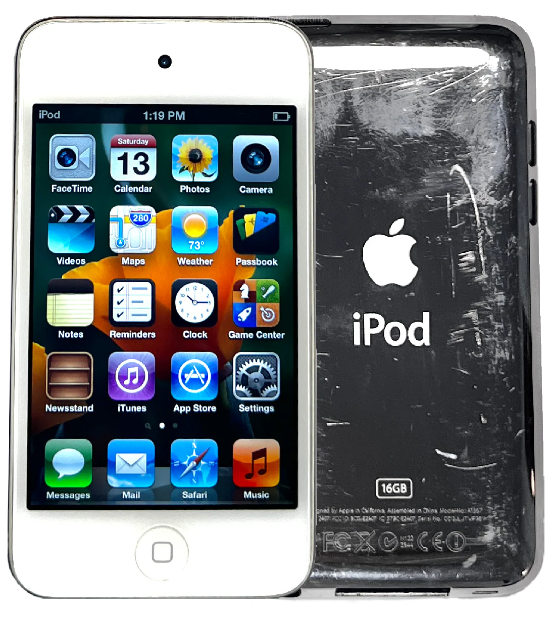 Used Apple iPod Touch 4th Generation 8GB 16GB 32GB 64GB White MD057LL/A ME179LL/A MD058LL/A MD059LL/A A1367