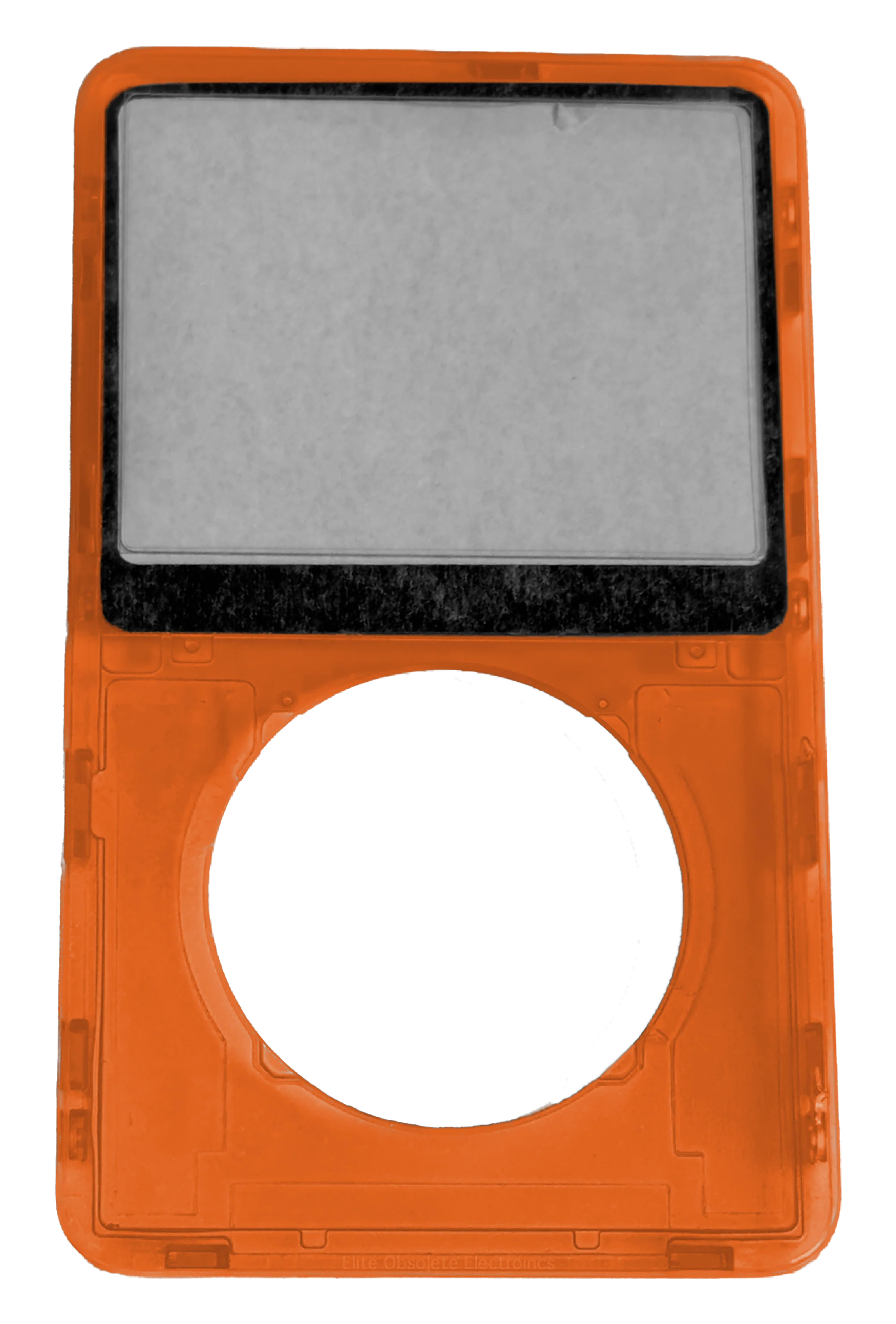 Atomic Citrus Orange Neon Transparent Clear Faceplate For Apple iPod Video 5th & 5.5 Generation Plastic