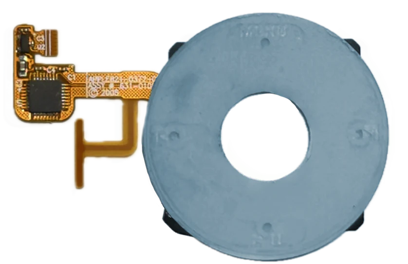 Atomic Sonic Gray Blue Click Wheel Flex for Apple iPod Video