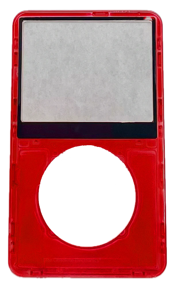 Atomic Mica Red Transparent Clear Faceplate For Apple iPod Video 5th & 5.5 Generation Plastic