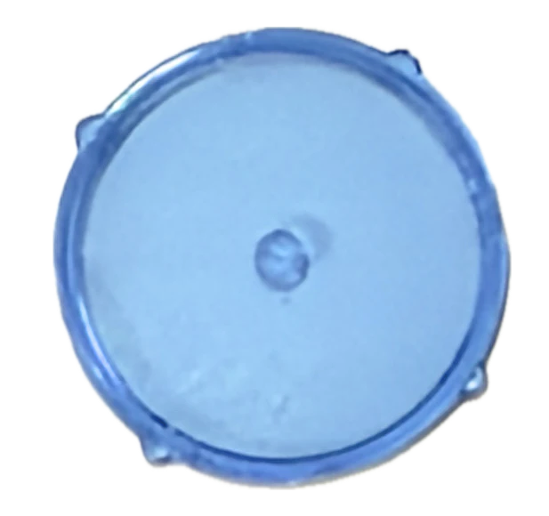 Blue Crystal Clear Transparent Center Select Button for Apple iPod Video 5th 5.5 A1136 Plastic