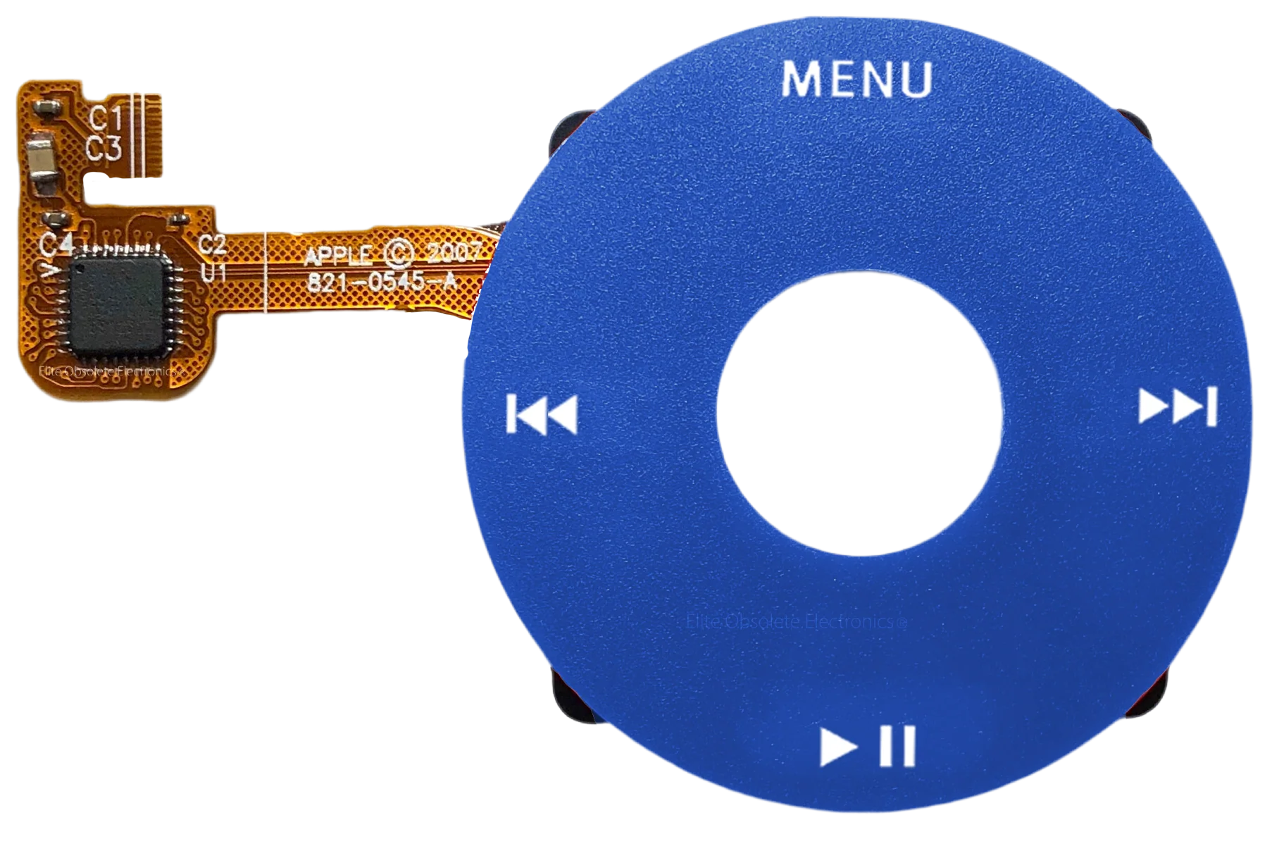 Blue Click Wheel Flex for Apple iPod Classic 6th 7th Generation A1238