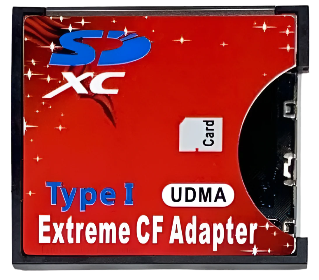 CF to SD Card Compact Flash Adapter SDHC SDXC UDMA Type 1 MicroSD