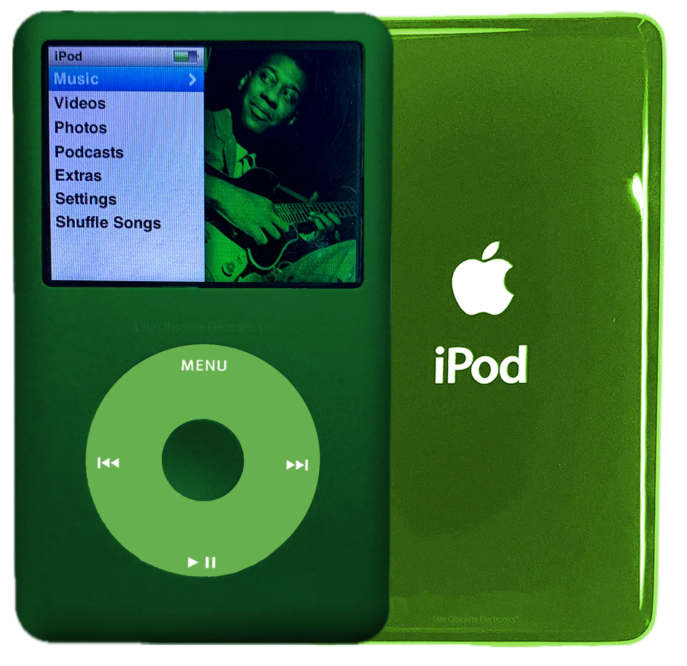 New Apple iPod Classic 6th & 7th Generation Jungle Green Metal / Light Green / Jungle Green Metal (Toxic Green)