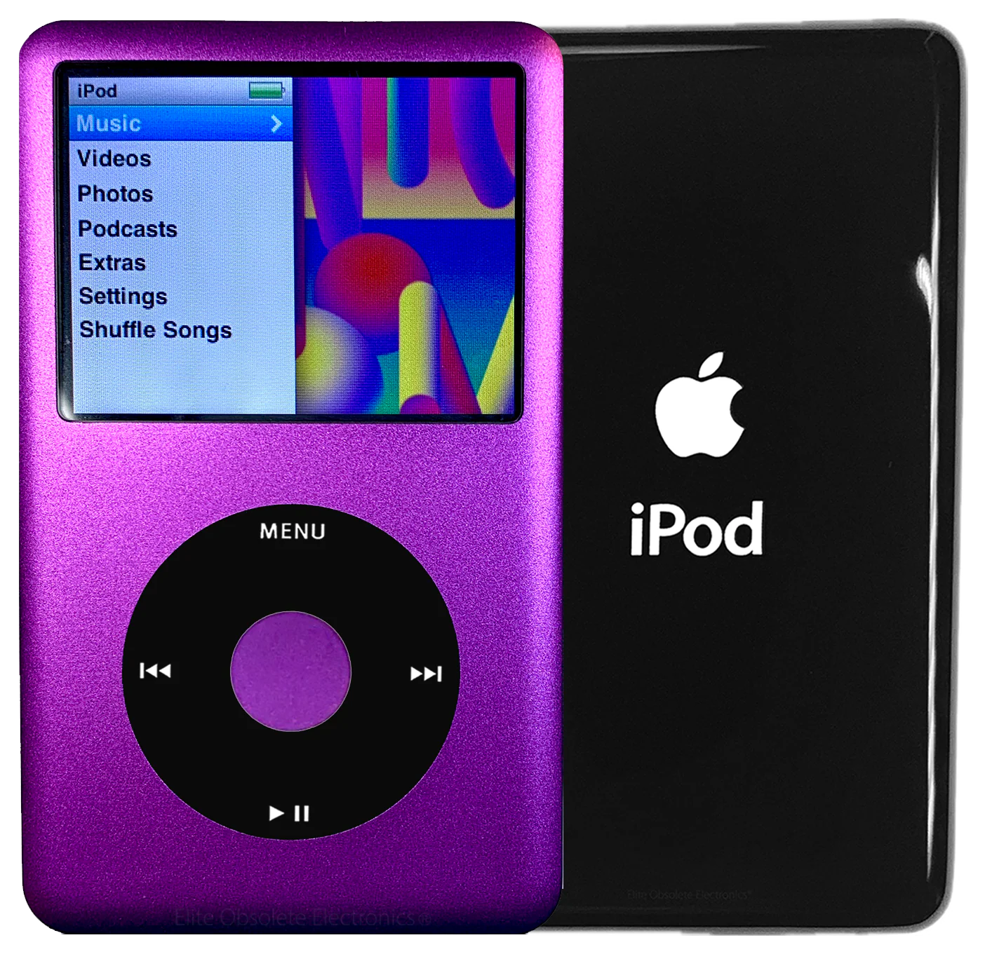 New Apple iPod Classic 6th & 7th Generation Purple Metal / Black / Purple Metal (Black)