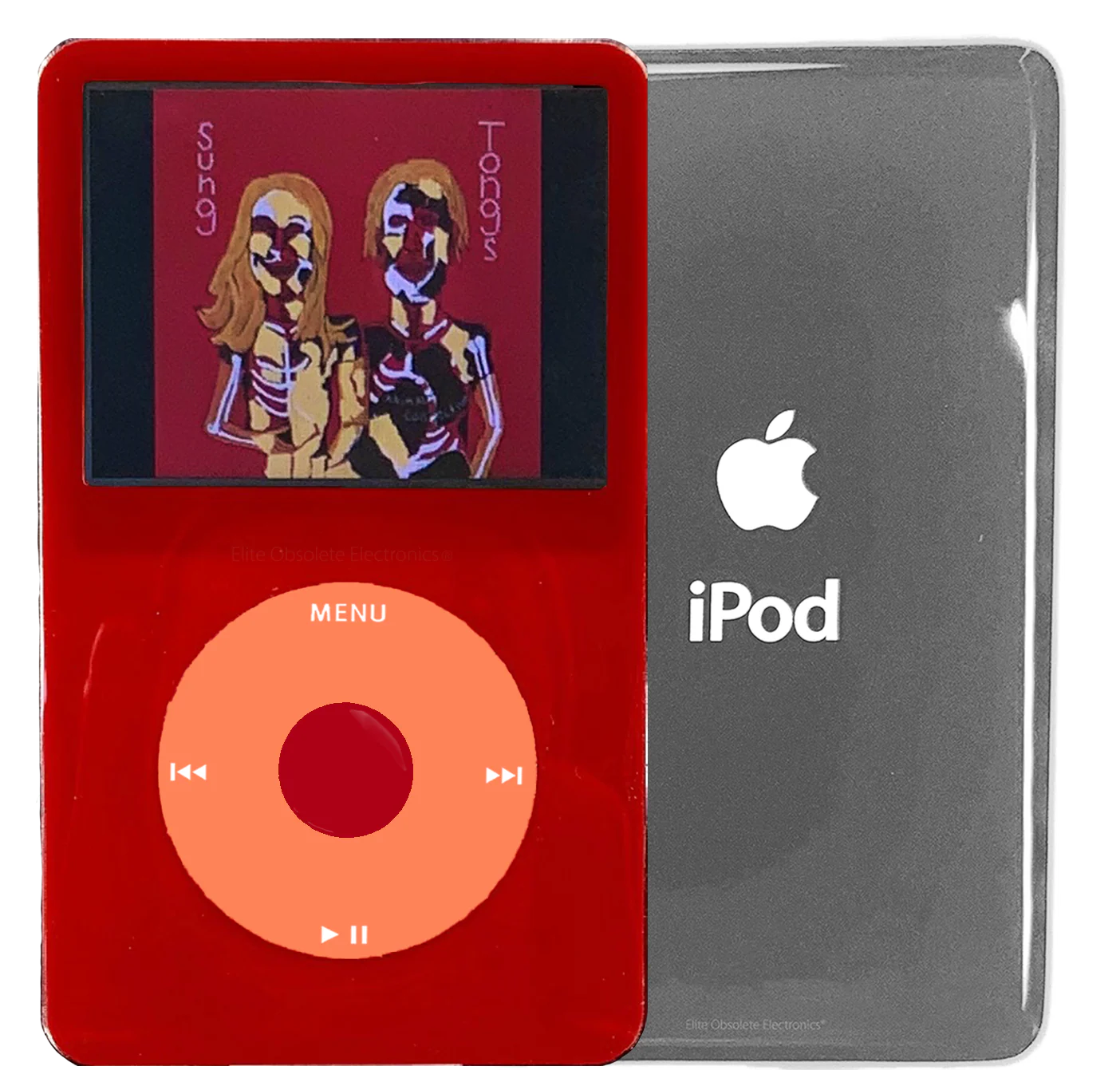 New Apple iPod Video Classic 5th & 5.5 Enhanced Red / Orange / Red (Silver)