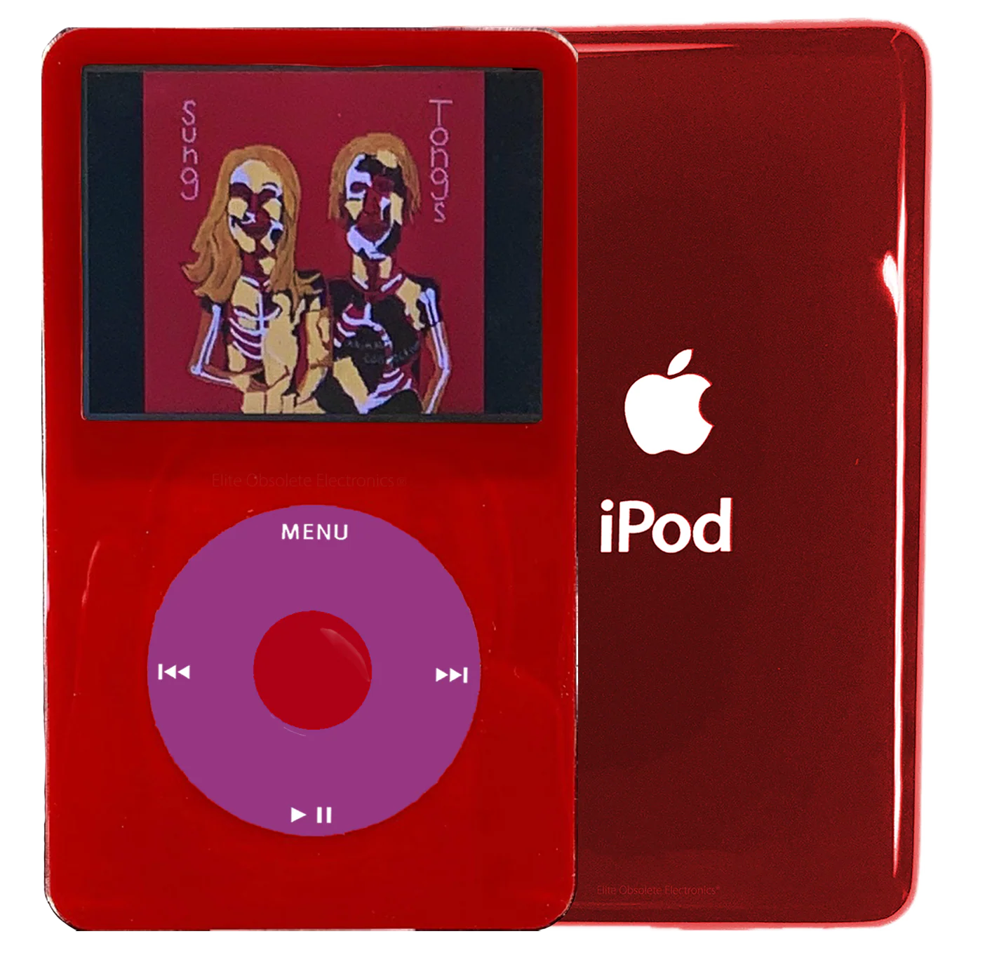 New Apple iPod Video Classic 5th & 5.5 Enhanced Red / Pink / Red (Sangria Red)