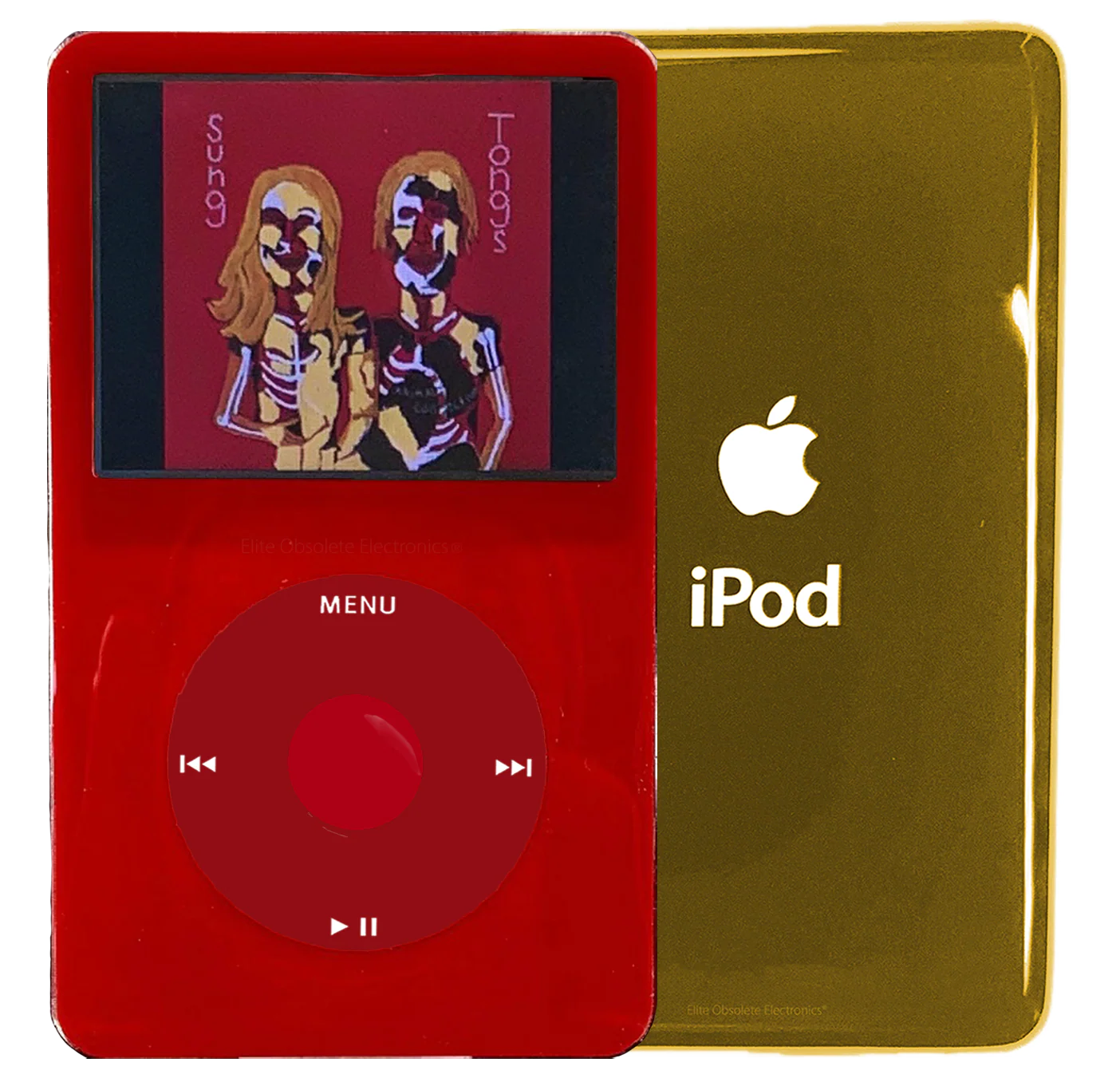 New Apple iPod Video Classic 5th & 5.5 Enhanced Red / Red / Red (Gold)