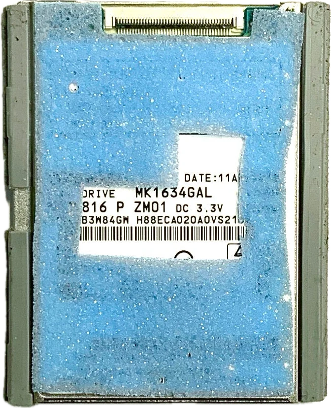 Toshiba MK1634GAL 160GB ZIF HDD Hard Drive iPod Classic 7th A1238 Thin