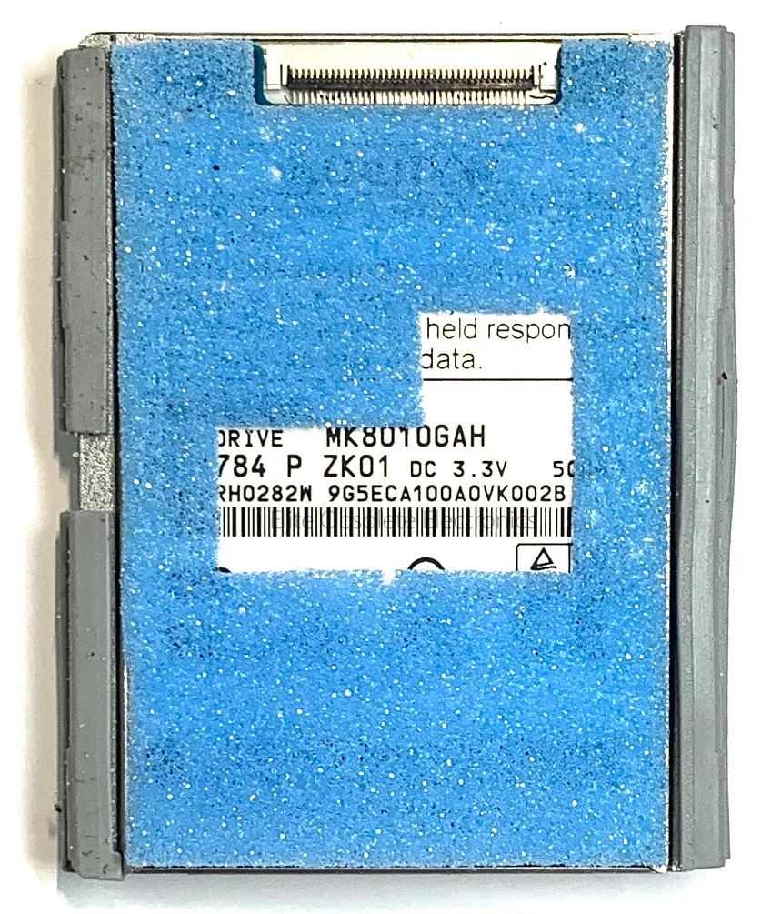 MK8010GAH 80GB HDD iPod Video Classic 5th Gen Toshiba 1.8" Thick ZIF