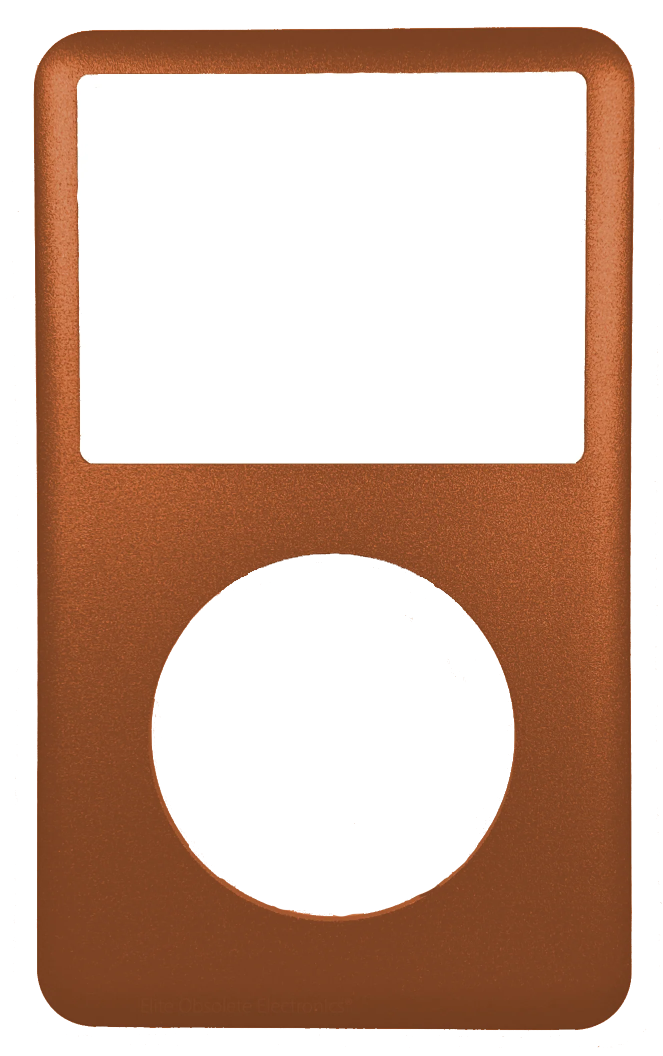 Terracotta Orange Faceplate For Apple iPod Classic 6th 7th Generation A1238 Metal