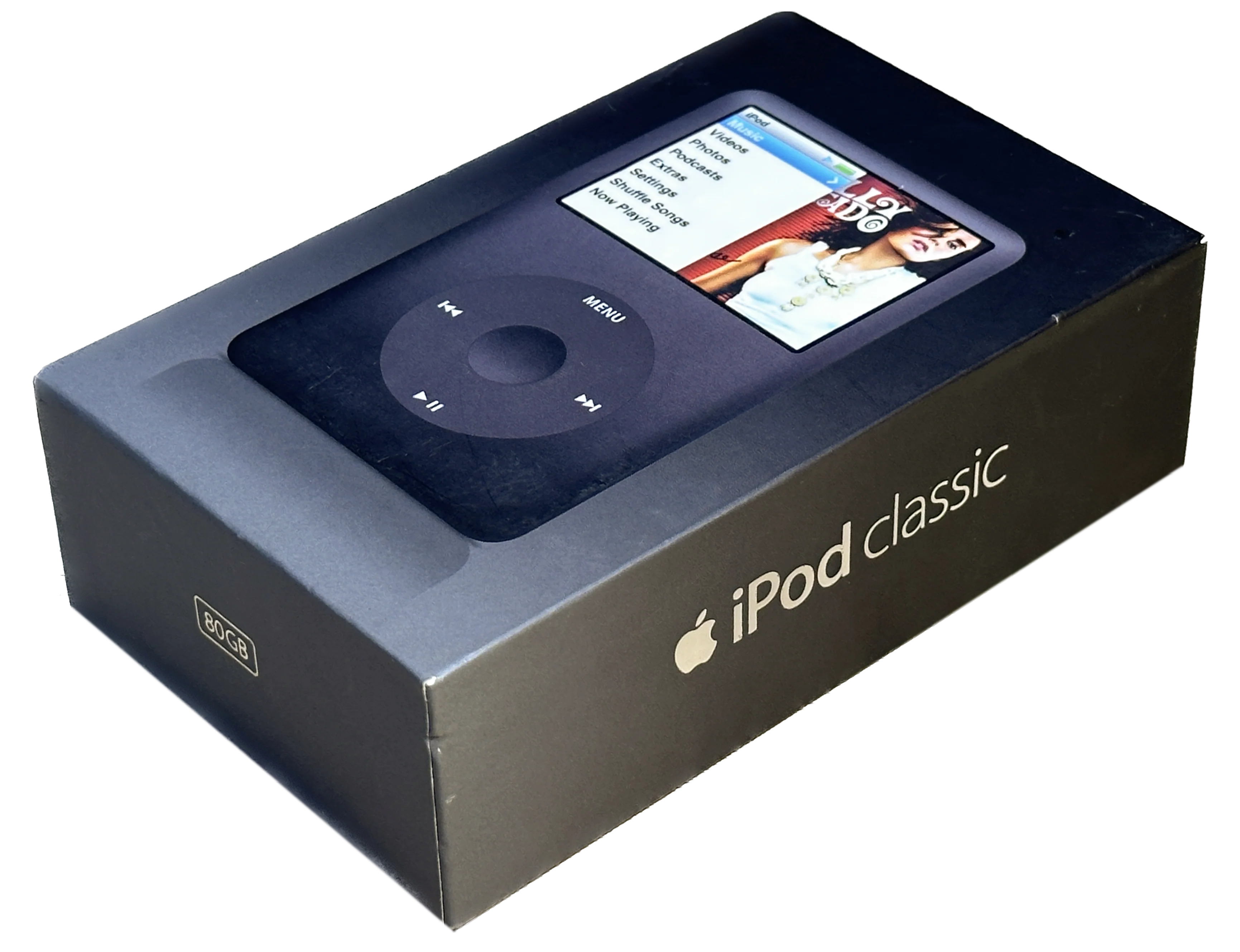 Empty Apple Original Retail Box for iPod Classic 6th Generation Black 2007 80GB 160GB A1238