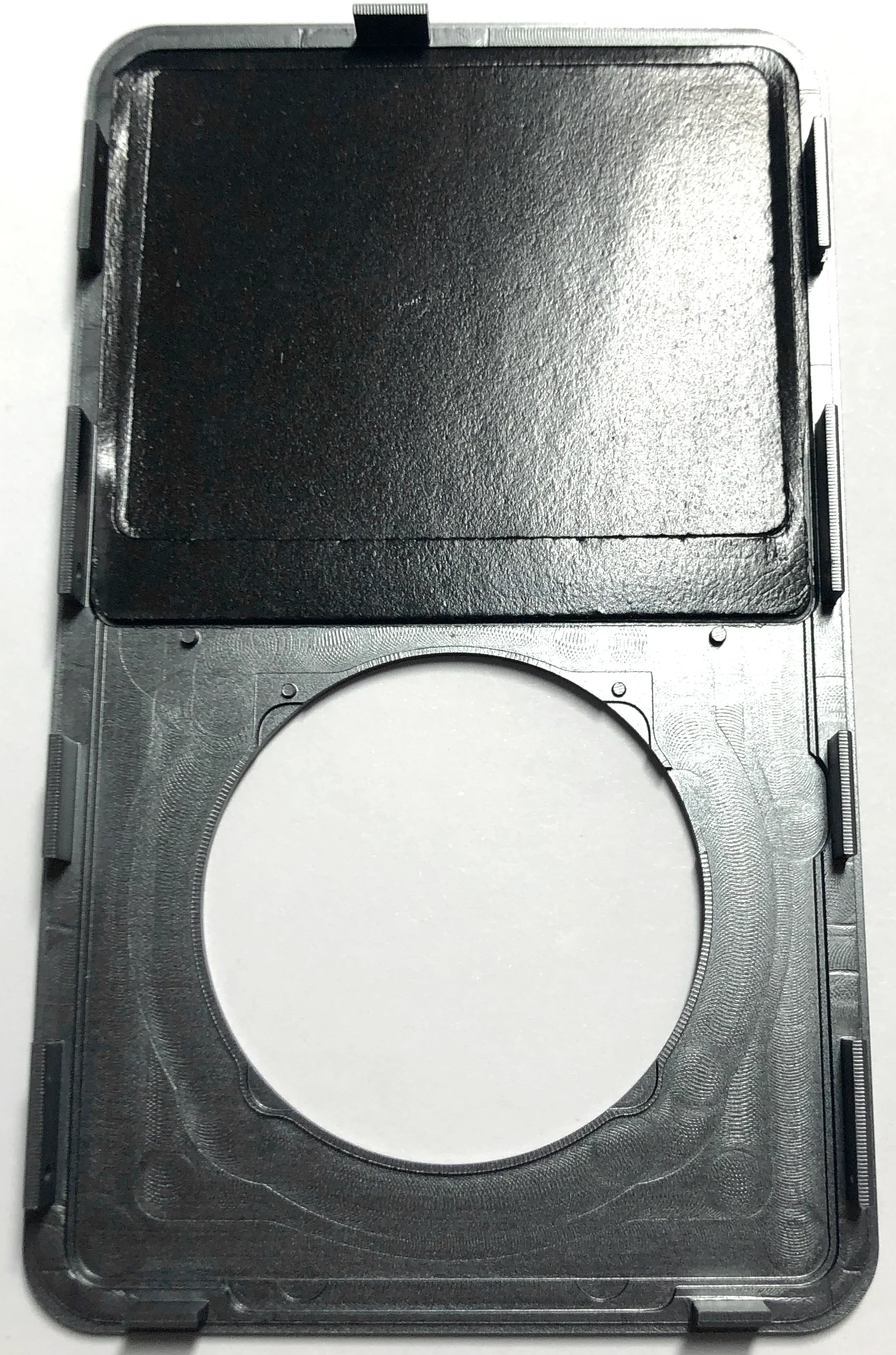 Charcoal Gray Faceplate For Apple iPod Classic 6th 7th Generation Metal A1238 - Image 2