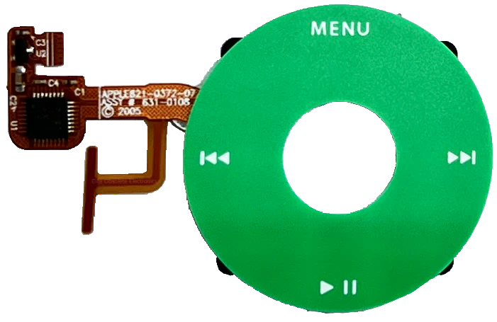 Green Click Wheel Flex for Apple iPod Video 5th 5.5 A1136