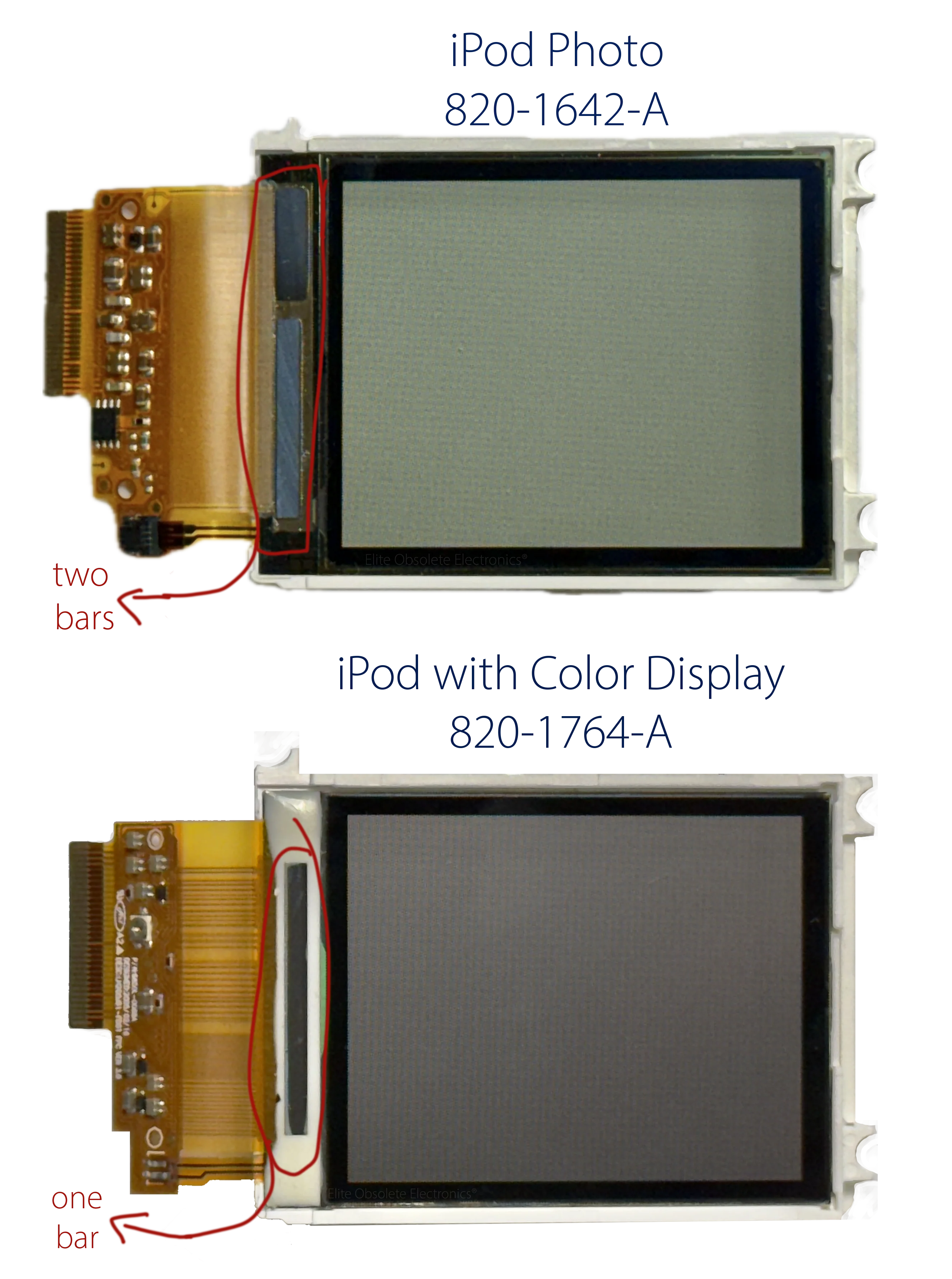 LCD Display for Apple iPod Photo Color 4th Generation 20GB 40GB 60GB A1099