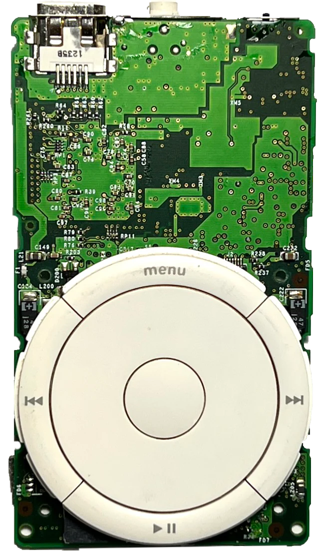 Original Apple 820-1414-A & 820-1350-B Logic Board Motherboard & Click Wheel for iPod Classic 1st Generation 2001 5GB 10GB M8541 - Image 2