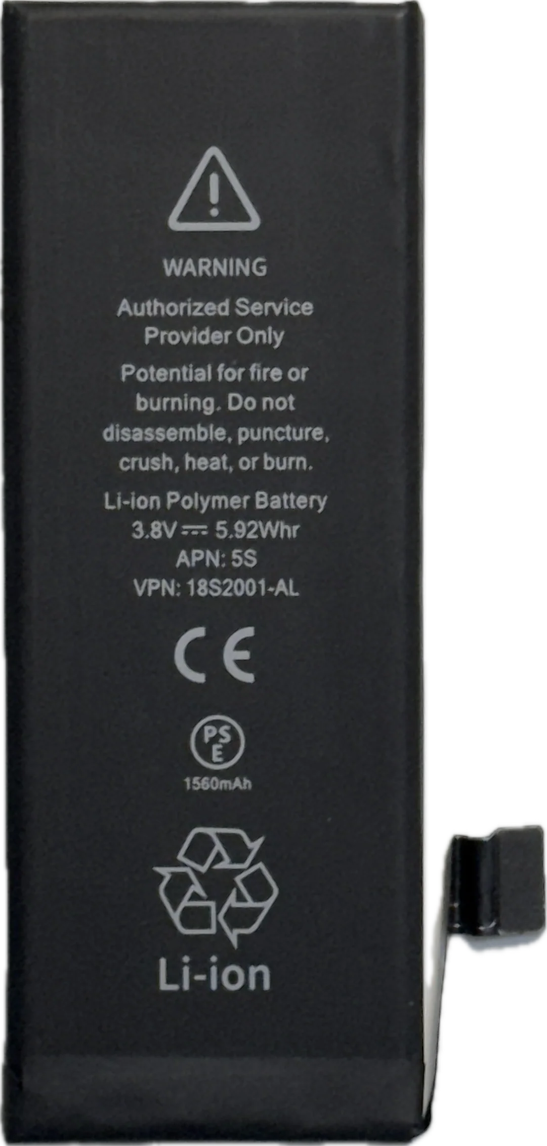 New 1560mah Lithium-Ion Polymer Battery for Apple iPhone 5s