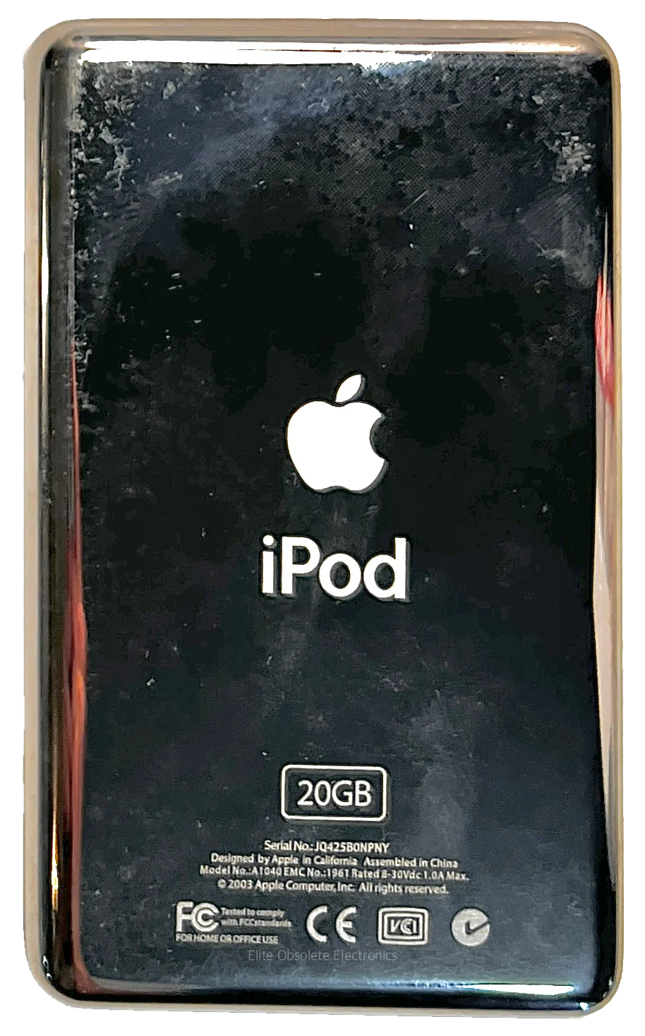New 20GB Backplate Silver Thin for Apple iPod Classic 3rd Generation A1040