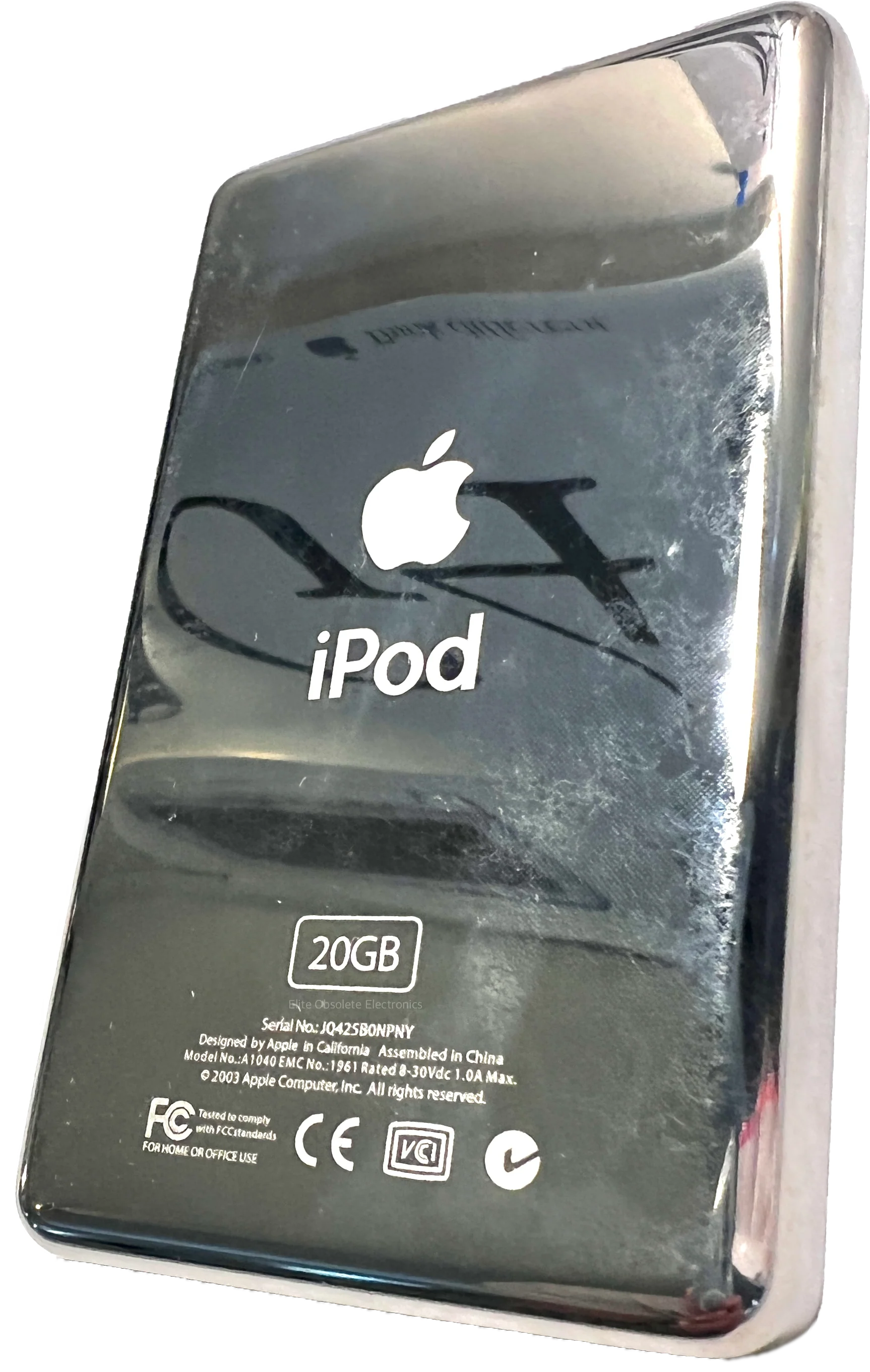 New 20GB Backplate Silver Thin for Apple iPod Classic 3rd Generation A1040 - Image 2