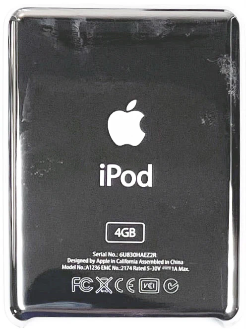 New 4GB Silver Chrome Backplate for Apple iPod Nano 3rd Generation A1236