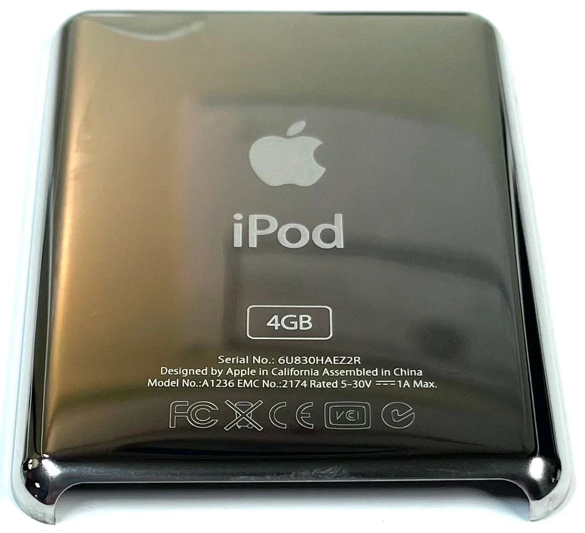 New 4GB Silver Chrome Backplate for Apple iPod Nano 3rd Generation A1236 - Image 2