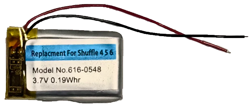 52mah Lithium Polymer Replacement Battery for Apple iPod Shuffle 4th A1373