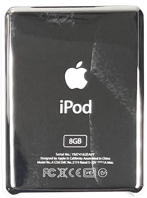 New 8GB Silver Chrome Backplate for Apple iPod Nano 3rd Generation A1236