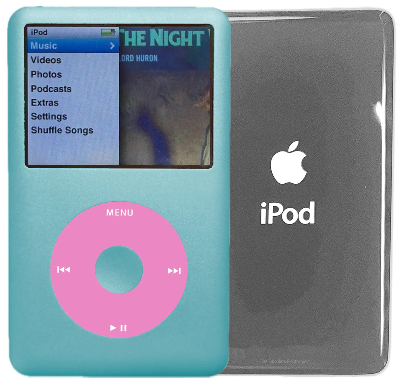 New Apple iPod Classic 6th & 7th Generation Arctic Blue / Light Pink / Arctic Blue (Silver)