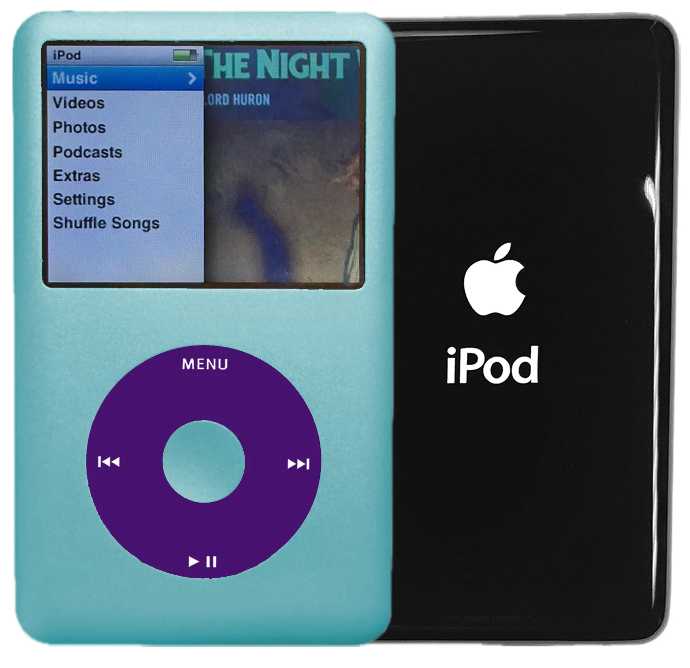 New Apple iPod Classic 6th & 7th Generation Arctic Blue / Purple / Arctic Blue (Black)