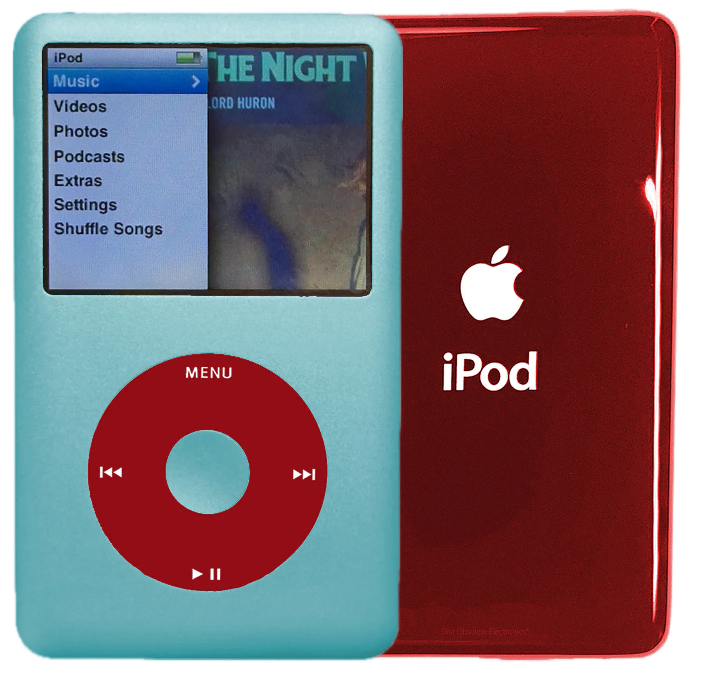 New Apple iPod Classic 6th & 7th Generation Arctic Blue / Red / Arctic Blue (Sangria Red)