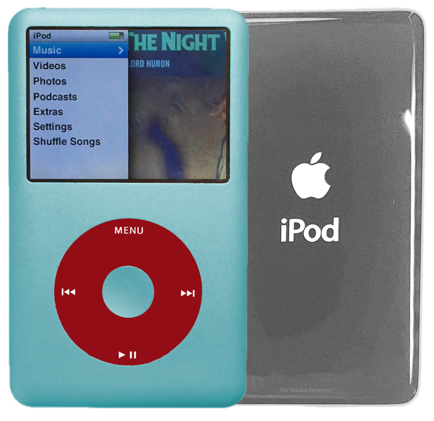 New Apple iPod Classic 6th & 7th Generation Arctic Blue / Red / Arctic Blue (Silver)