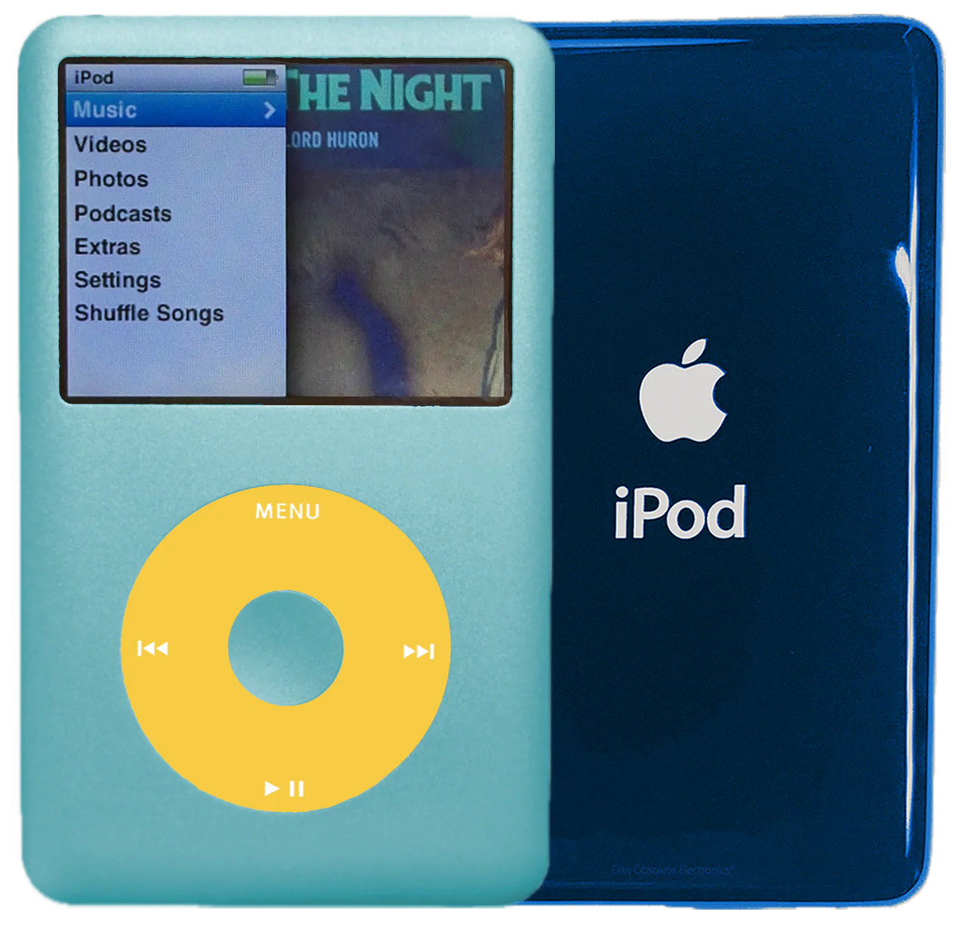 New Apple iPod Classic 6th & 7th Generation Arctic Blue / Yellow / Arctic Blue (Aqua)