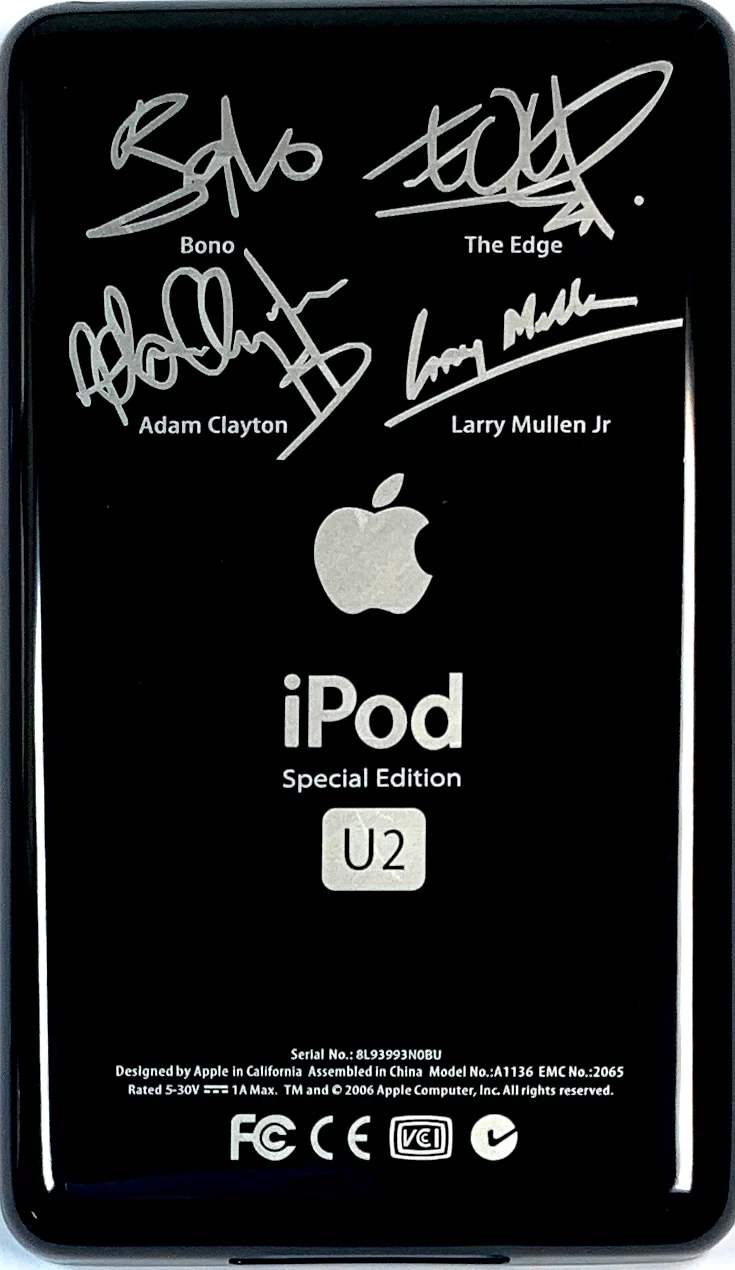 New Apple iPod Classic 6th & 7th Generation Atomic Clover Green / Black / Black (U2 Special Edition Black) - Image 3