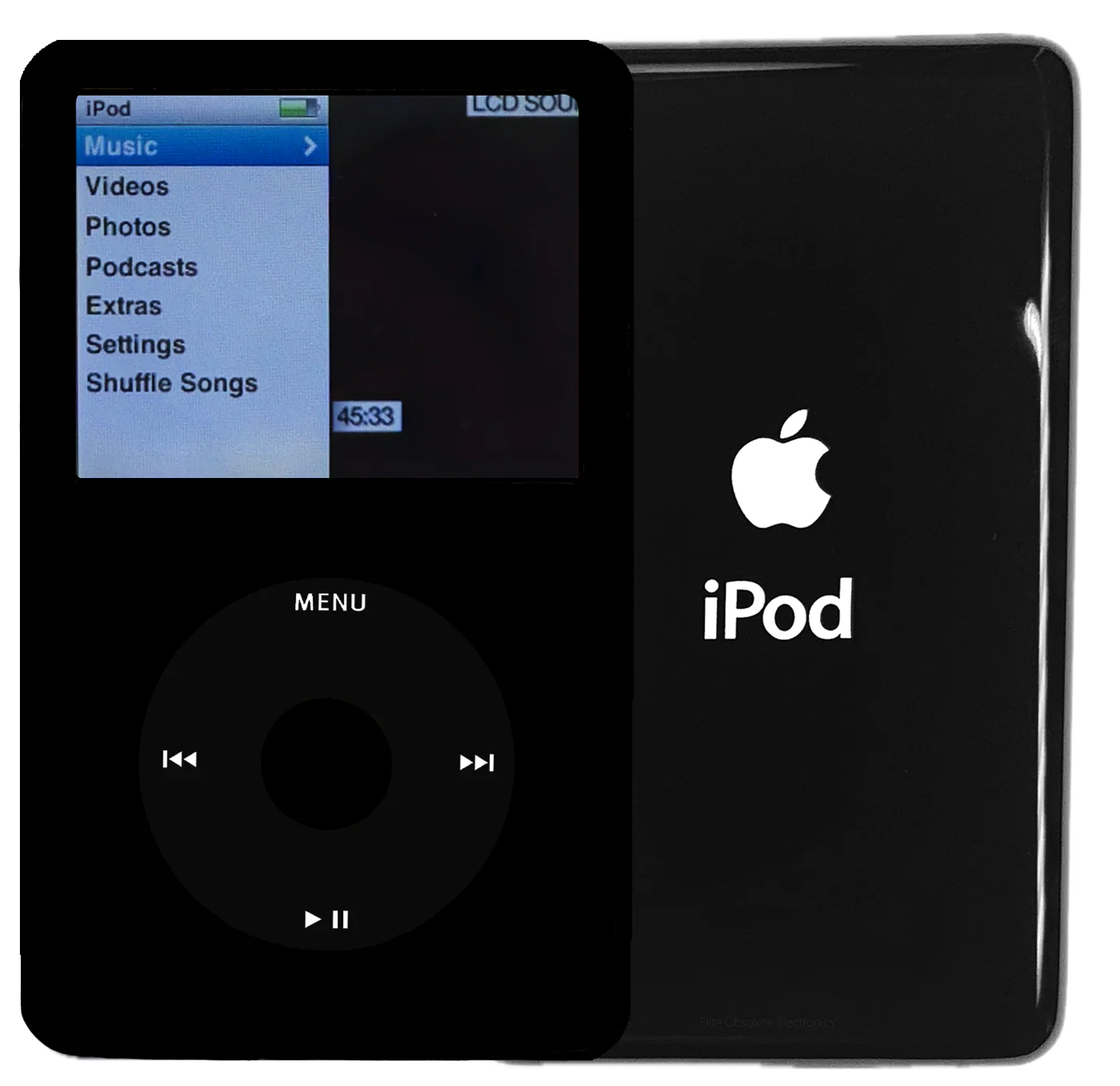 New Apple iPod Classic 6th & 7th Generation Black Metal / Black / Black Metal (Black)