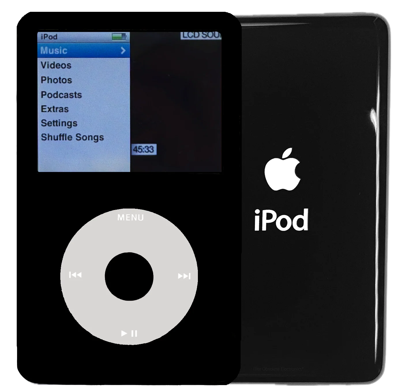 New Apple iPod Classic 6th & 7th Generation Black / Grey / Black (Black)