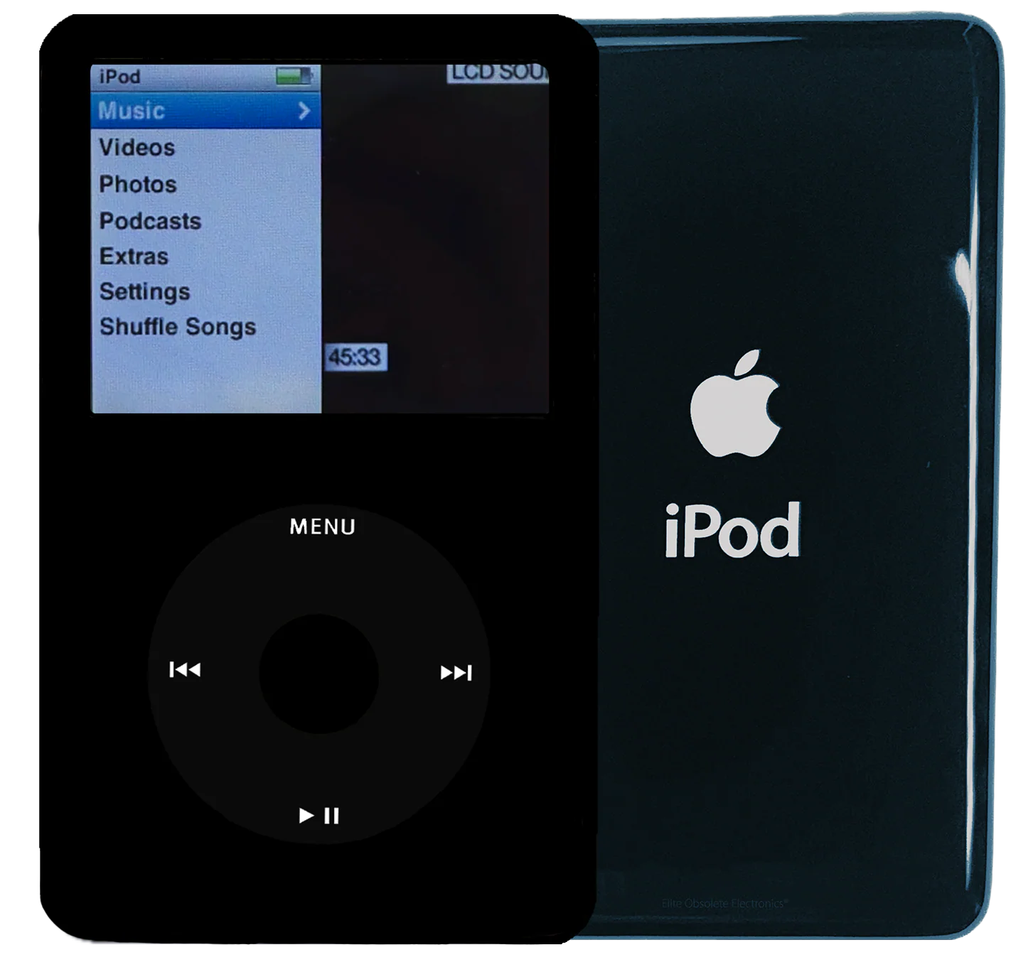 New Apple iPod Classic 6th & 7th Generation Black Metal / Black / Black Metal (Storm Cloud)