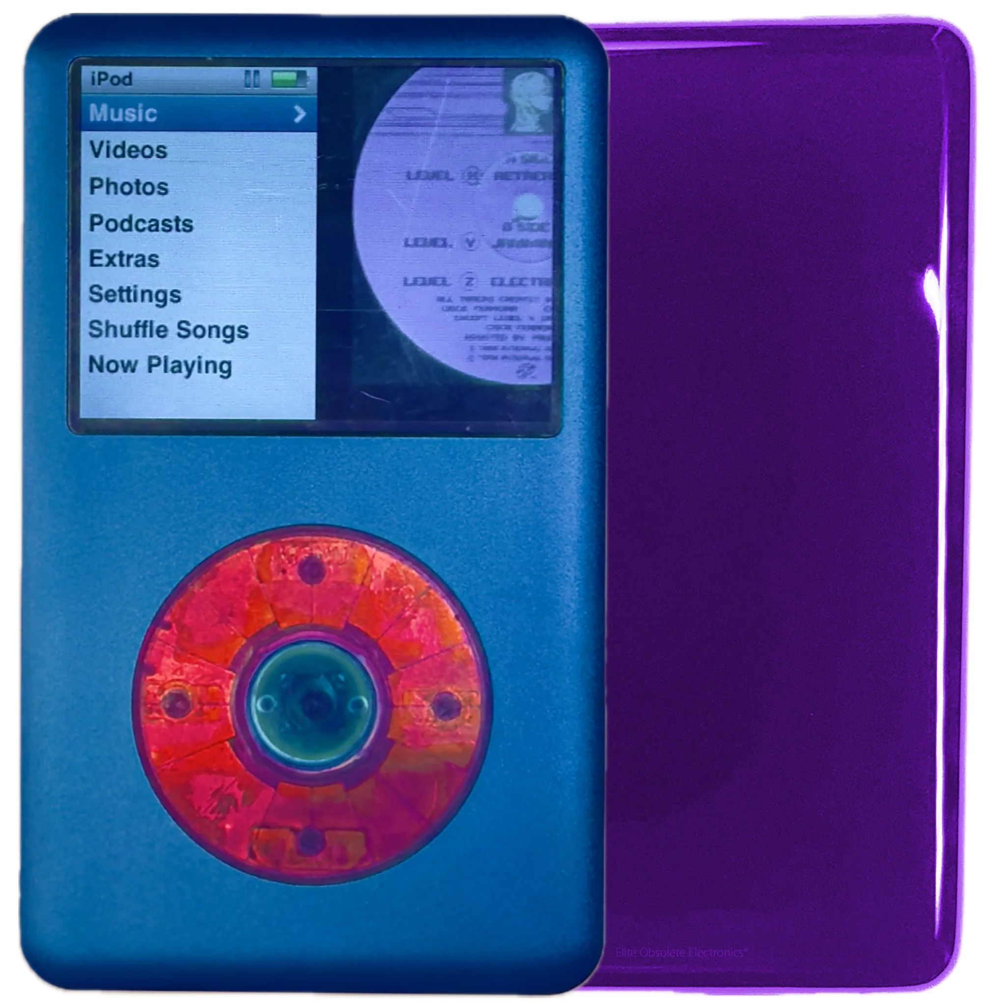 New Apple iPod Classic 6th & 7th Generation Blue / Atomic Wild Berry / Atomic Clover (Fully Blank Midnight Purple)