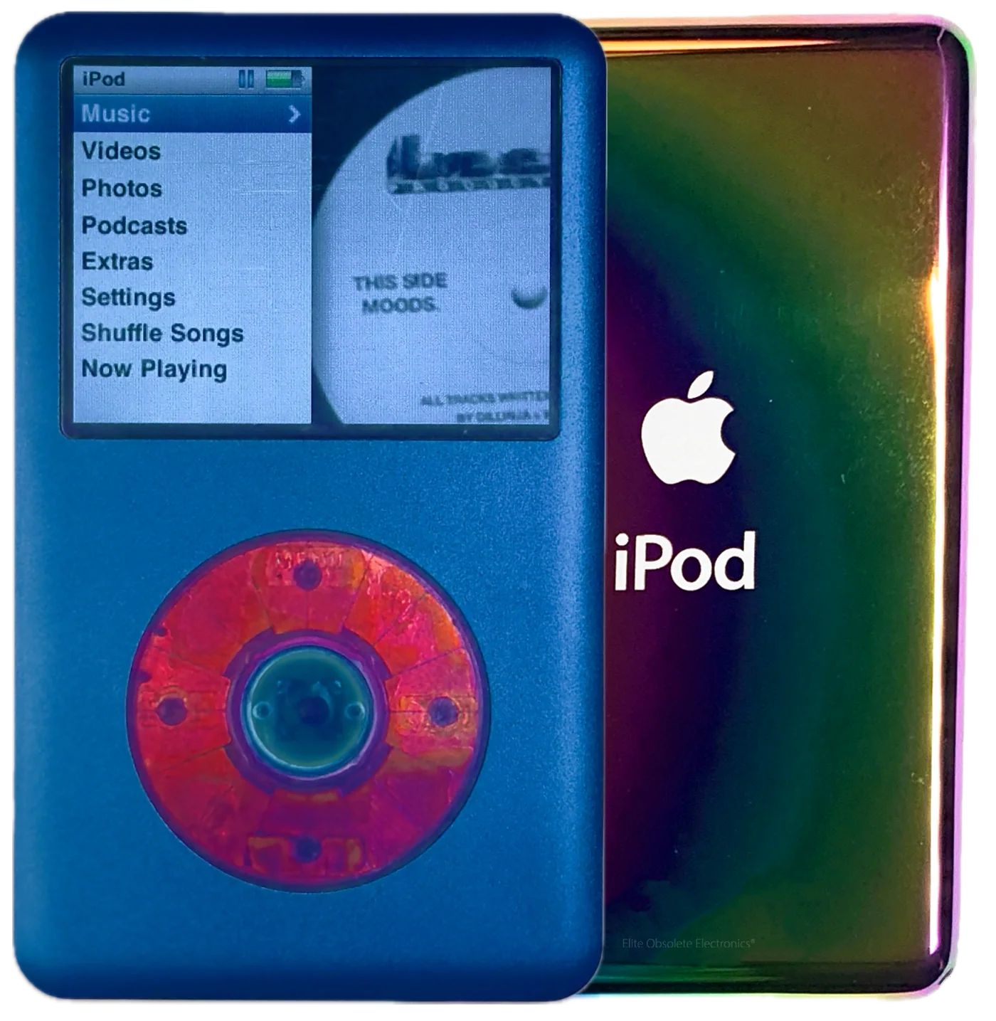 New Apple iPod Classic 6th & 7th Generation Blue / Atomic Wild Berry / Atomic Clover (Rainbow)