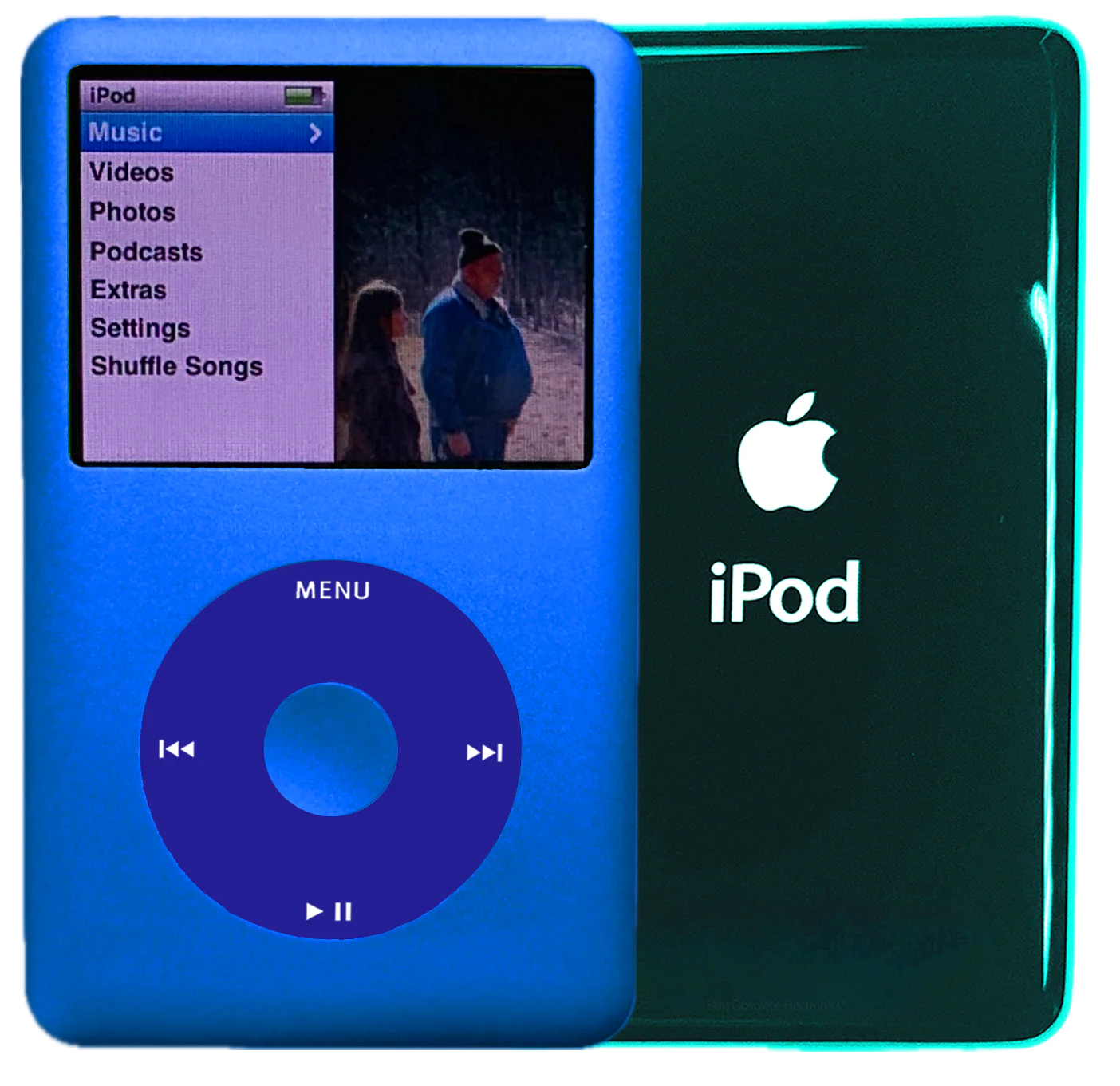 New Apple iPod Classic 6th & 7th Generation Blue Metal / Blue / Blue Metal (Pine Green)