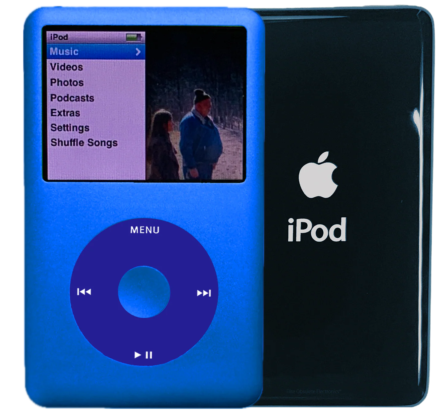 New Apple iPod Classic 6th & 7th Generation Blue / Blue / Blue (Storm Cloud)