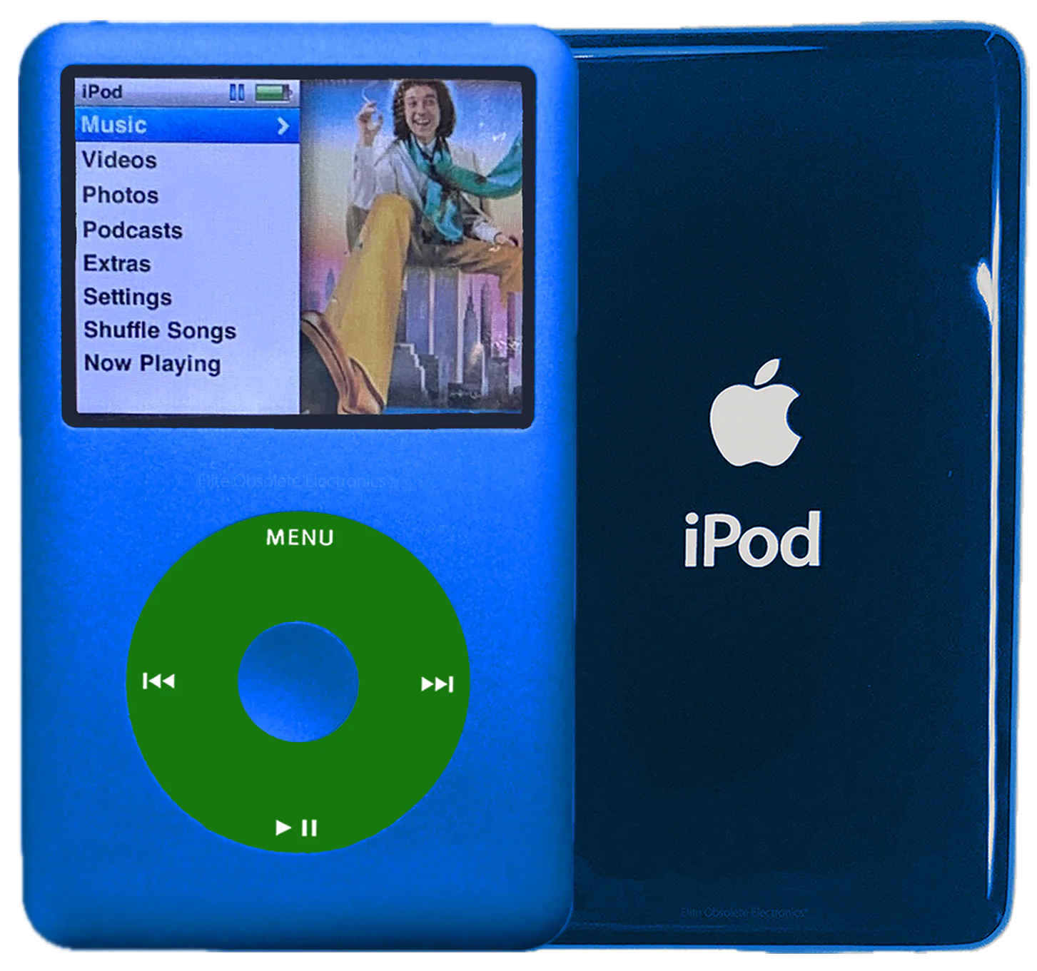 New Apple iPod Classic 6th & 7th Generation Blue Metal / Green / Blue Metal (Aqua)