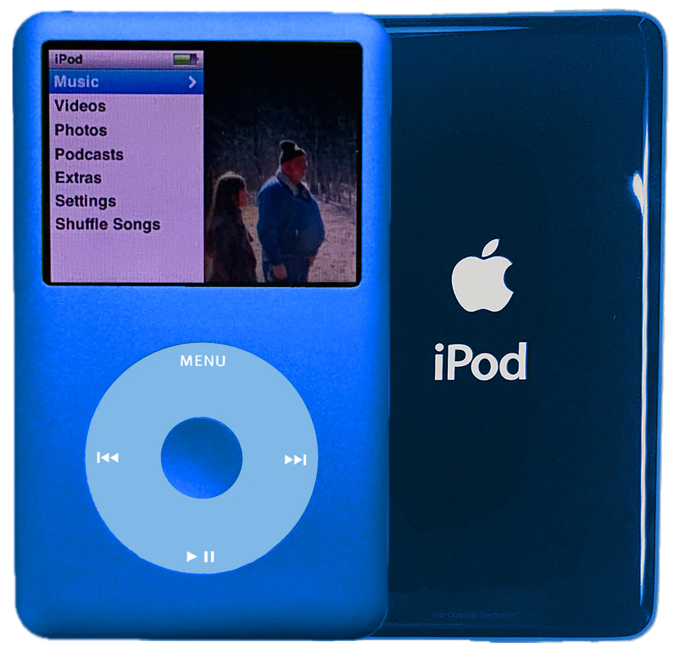 New Apple iPod Classic 6th & 7th Generation Blue Metal / Light Blue / Blue Metal (Aqua)